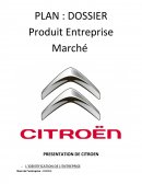Dossier Produit Entreprise Marché Citroën