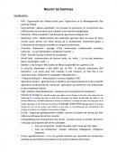 Nourrir les hommes