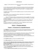 Partie question de cours et partie sur des écritures comptables, enregistrement des opérations.