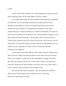 La faute en responsabilité civil