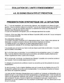 Soin éducation et de prevention chez un patient