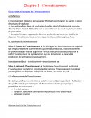 L'investissement