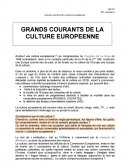 Courants culturels européens