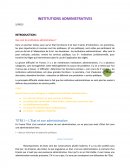 Institutions administratives