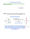Loi du Diviseur de Tension
