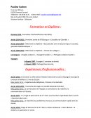 Exemple de CV