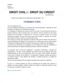 Cours de droit du Crédit