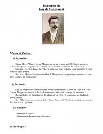 Biographie De Maupassant Fiche Patricia Dias