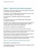 Quels sont les droits reconnus aux personnes ?