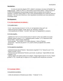 plan dissertation rouge et noir