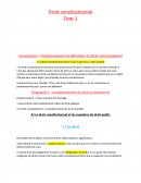 Droit consitutionnel