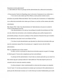 L Indivisibilite De L Etat Et Le Principe De Libre Administration Des Collectivites Territoriales Dissertation Anouk Mellano