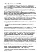 Commentaire arrêt Cour de cassation 2 septembre 2004