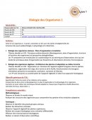 Biologie des organismes