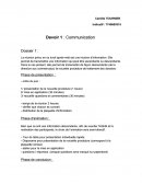 Cas communication devoir 1 bts ag 2e année