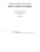 Droit constitutionnel