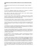 Commentaire de l’arrêt de la Chambre sociale de la Cour de Cassation du 25 octobre 2005