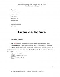 Humanitude Comprendre La Vieillesse Prendre Soin Des Hommes Vieux Fiche De Lecture Laura Magnaldi