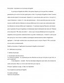 Le principe de légalité