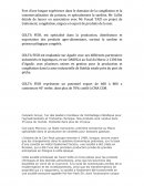 Expérience dans le domaine de la congélation et la commercialisation du poisson