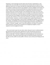 Dissertation sur la culture