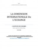 La dimension internationale de l'echange cas