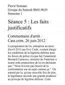 Commentaire d'arrêt : Cass crim 26 juin 2012