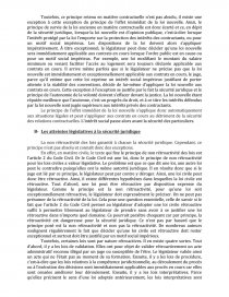 Conflit de loi dans le temps dissertation juridique