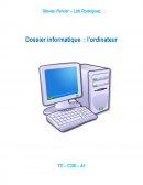 Dossier informatique : l'ordinateur