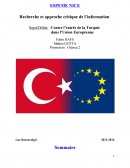 Contre l'entrée de la Turquie dans l'Union Européenne