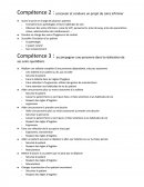 Objectifs de stage IFSI semestre 1, premier stage