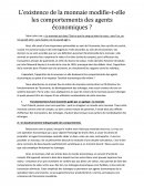 ECONOMIE MONETAIRE