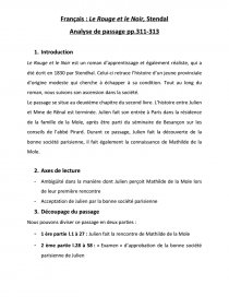 le rouge et le noir rencontre avec mathilde de la mole