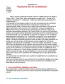 Royaume uni et constitution