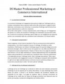 Droit des affaires internationales cas