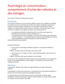 Comportement du consommateur