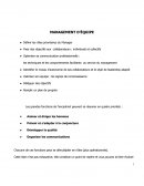 MANAGEMENT D'ÉQUIPE