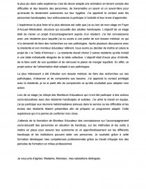 Lettre De Motivation Animateur Socio éducatif