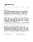 IMpressionisme resume 1 page