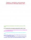 Socialisme, communisme et syndicalisme en Allemagne depuis 1875 cas