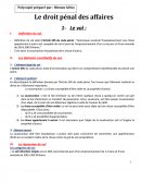 Droit pénal des affaires