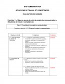 Situations de travail et compétences