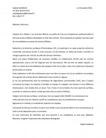 Lettre De Motivation Stage Juriste Banque