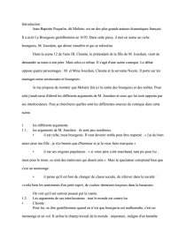 Le Bourgeois Gentilhomme Mentaire De Texte Mademoizellemaa