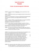 Sujet invention Francais - Autour du personnage de Celimène