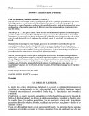DS analyse d’arrêt et economie