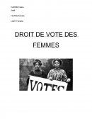 Droit de vote des femmes