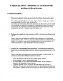 L'impact des prix de l'immobilier sur les décisions des vendeurs et des acheteurs