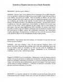 Entretien d’Eugène Ionesco avec Claude Bonnefoy