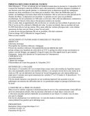 PRÉSENTATION STRUCTURÉE DU PATIENT